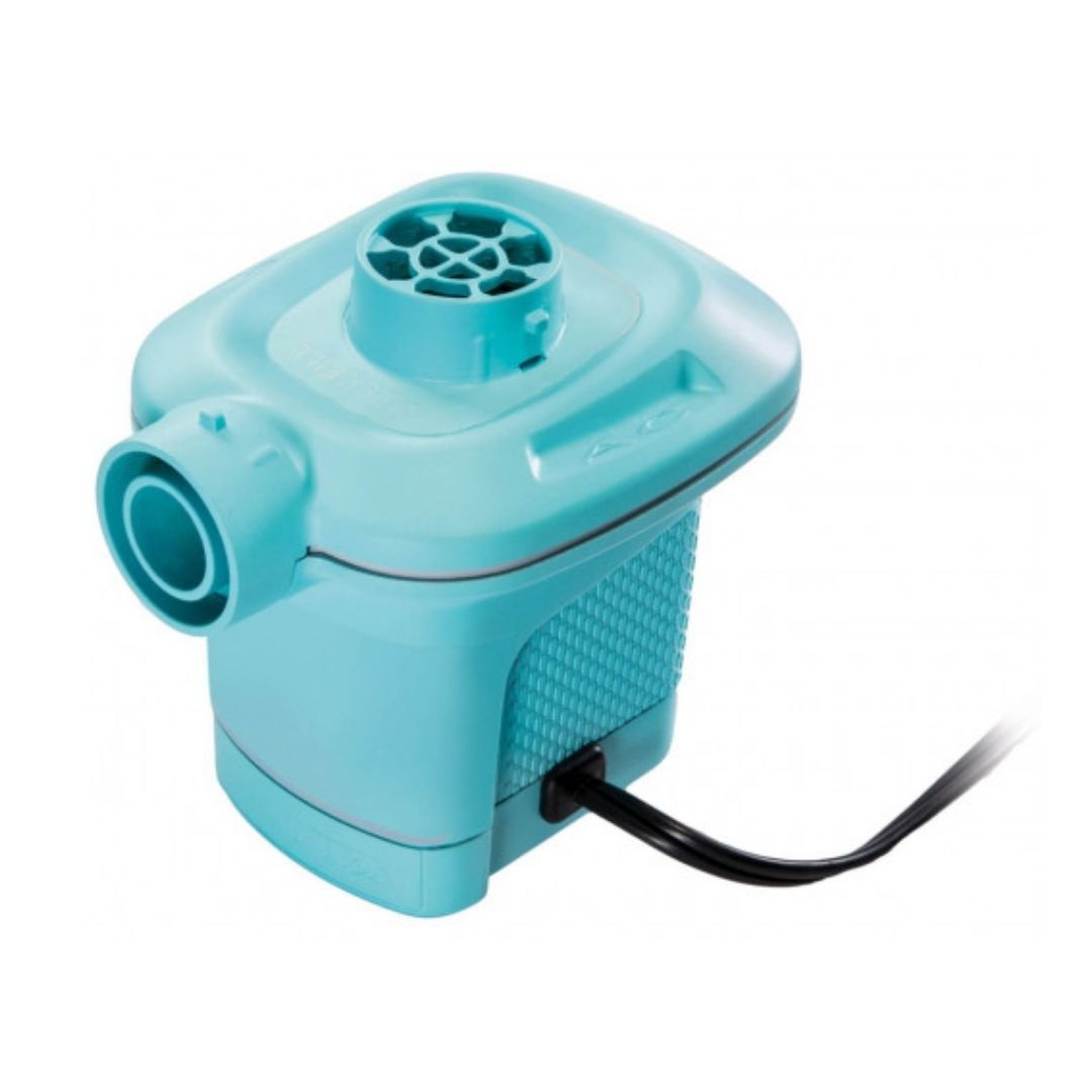 Intex Quick-Fill AC electric air pump with three interconnecting nozzles for inflating air mattresses and pool toys