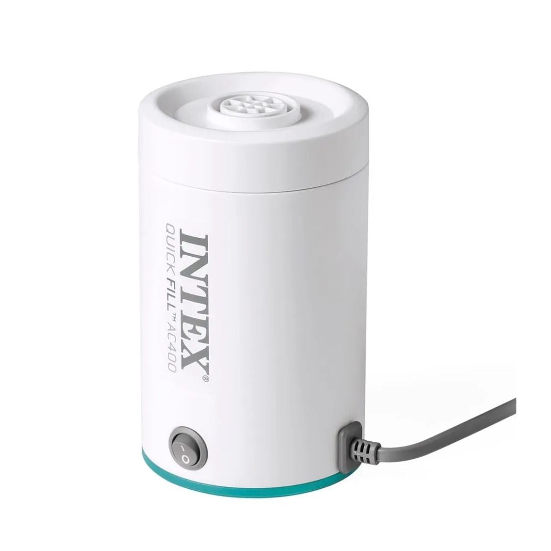 Intex QuickFill AC400 electric air pump 220-240V with nozzles for air mattresses and pool floats