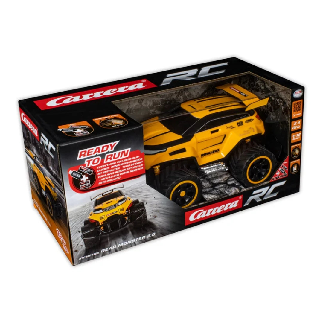 CARRERA RC GEAR MONSTER2 1:18, Ages 6+
