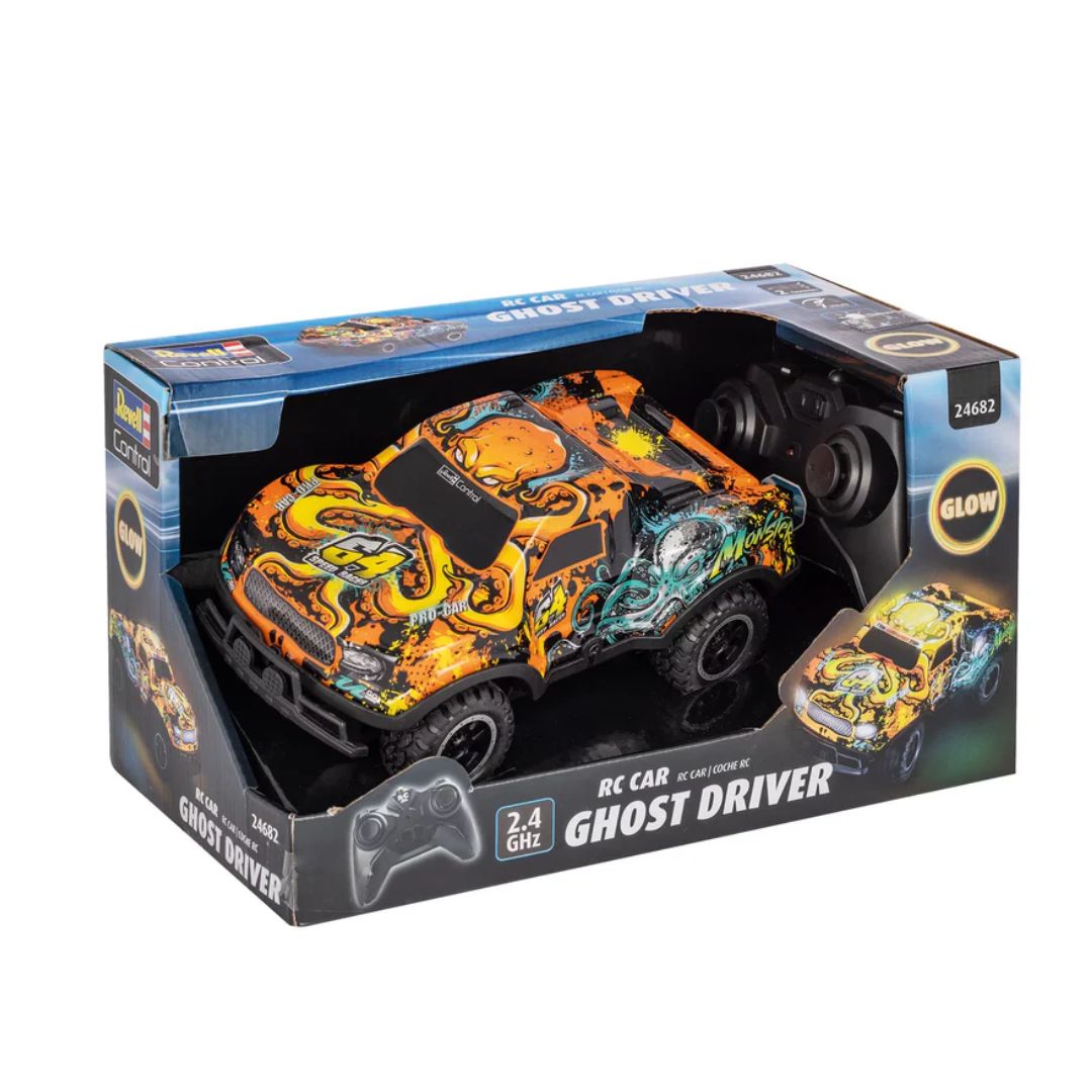 REVELL CONTROL RC GHOST DRIVER ORANGE RECHARGABLE,Ages6+