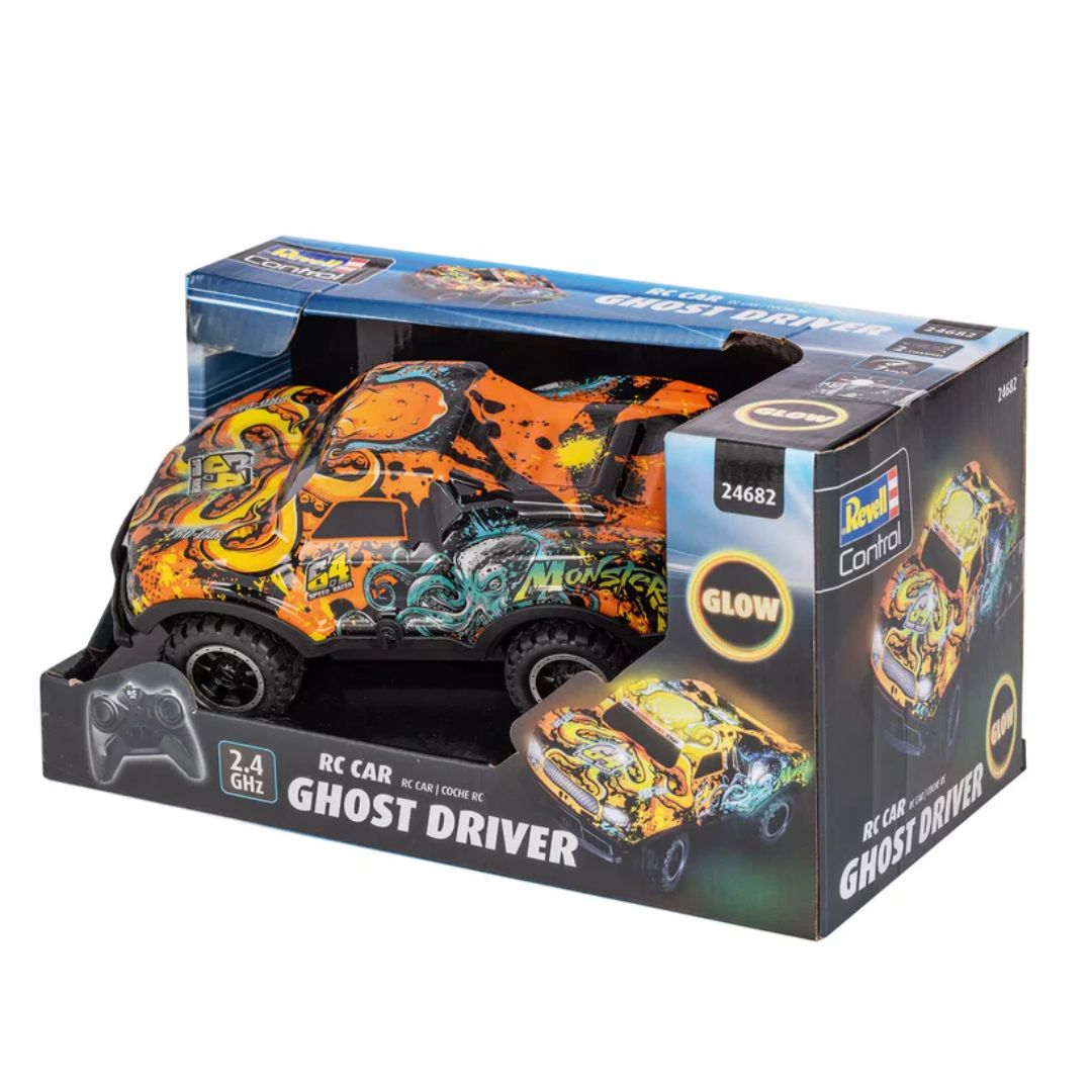 REVELL CONTROL RC GHOST DRIVER ORANGE RECHARGABLE,Ages6+