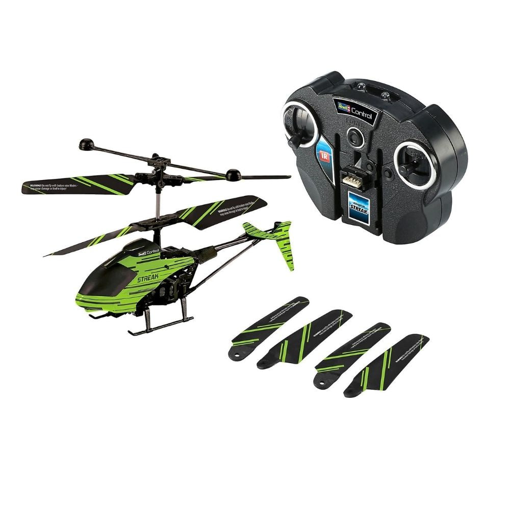 RC HELICOPTER STREAK GLOW IN THE DARK