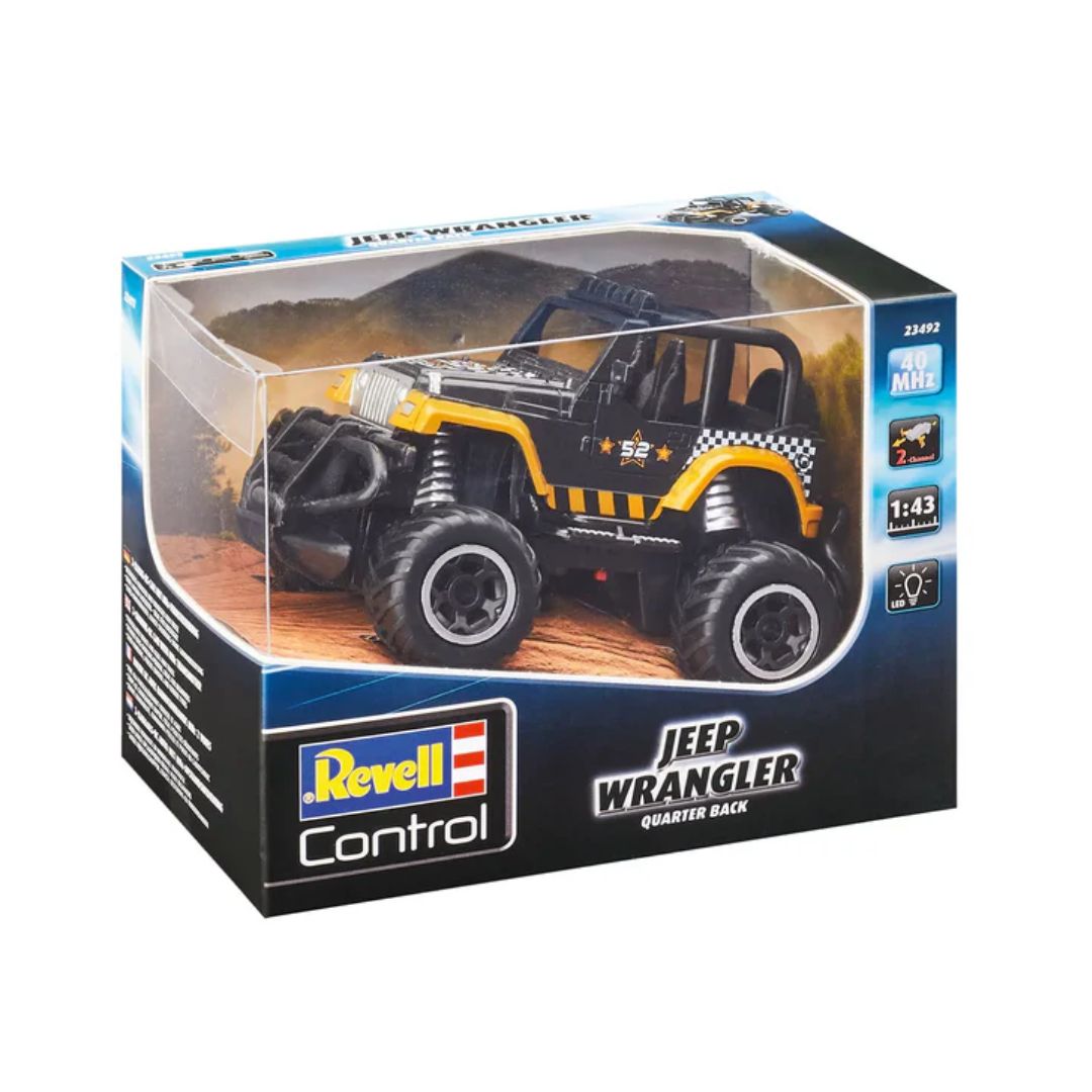 REVELL CONTROL RC JEEP WRANGLER-QUARTER BACK,Ages6+