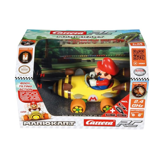 Carrera RC Mario Kart Bumble V Mario 1:18 scale yellow bee-themed remote control car for kids aged 6 plus