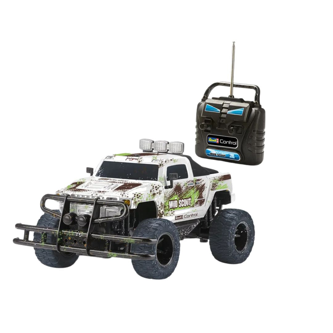 REVELL CONTROL RC MONSTER TRUCK MUD SCOUT 1:10,Ages8+