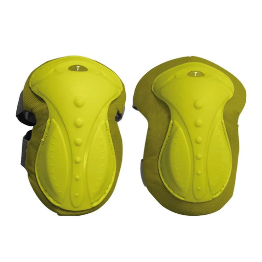 smarTrike green safety gear set including knee pads elbow pads and wrist guards for kids outdoor scooting and cycling