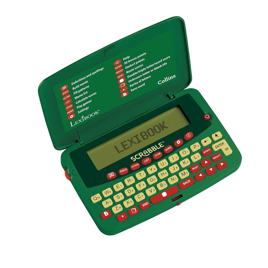 LEXIBOOK SCRABBLE OFFICIAL ELECTRONIC POCKET DICTIONARY, Ages 3+