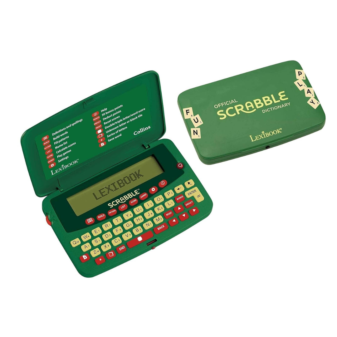 LEXIBOOK SCRABBLE OFFICIAL ELECTRONIC POCKET DICTIONARY, Ages 3+