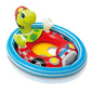Intex See Me Sit Pool Rider inflatable toddler pool float with leg holes and backrest