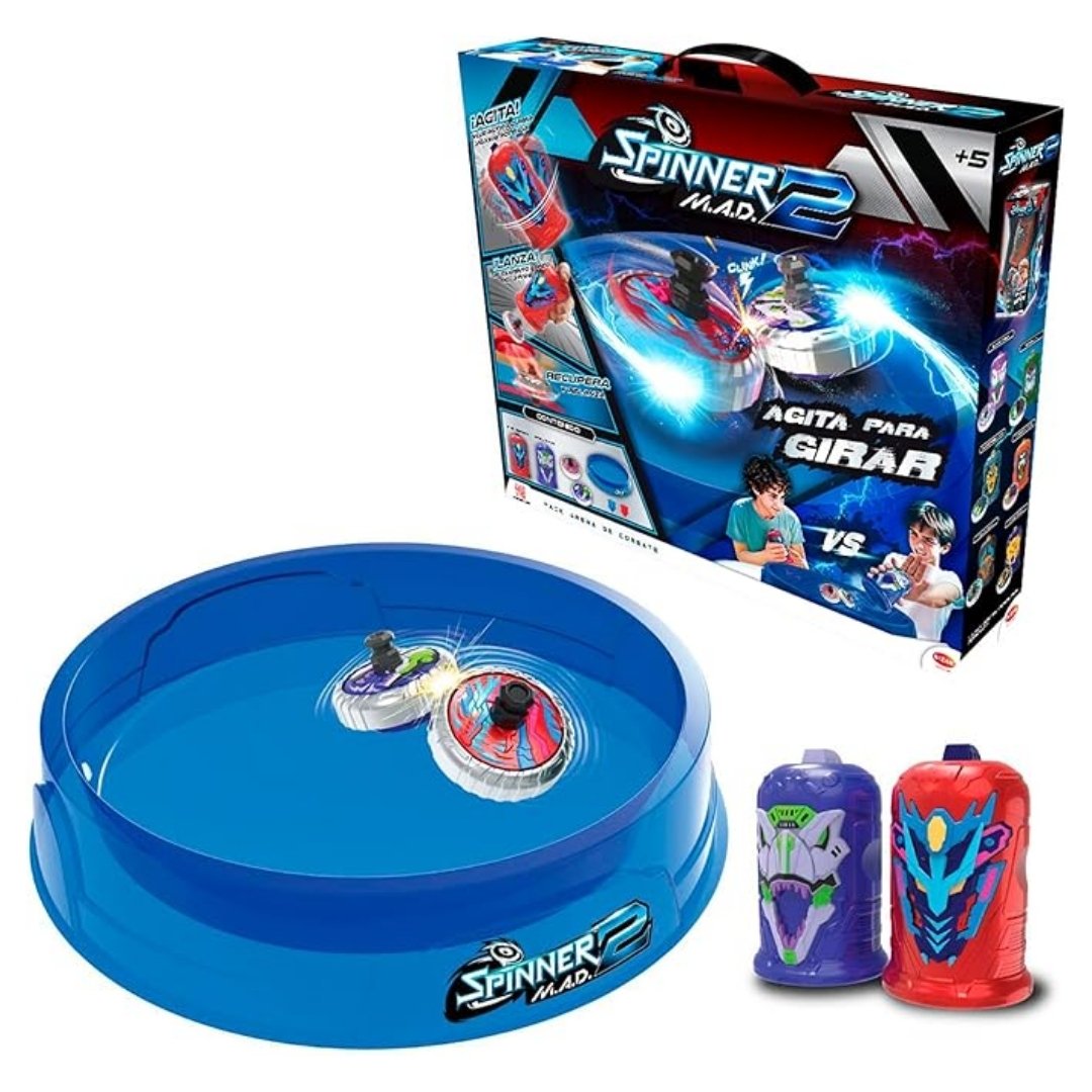 SILVERLIT SPINNERMAD2 BATTLE PACK, Ages 5+