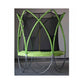 Zhejiang Spark 8ft outdoor trampoline with safety enclosure net and blue padding for kids backyard play