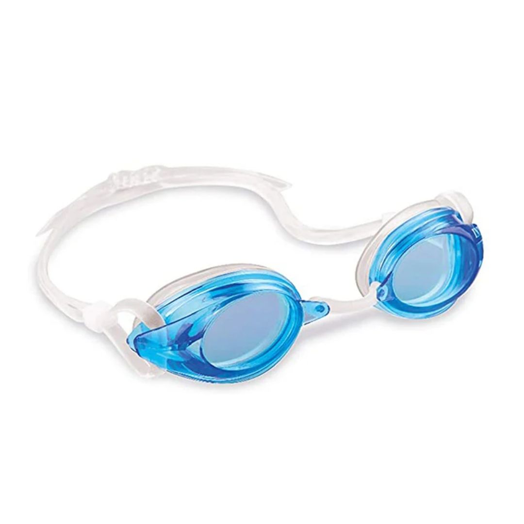 Intex Sport Relay Goggles for swimming with adjustable head strap and anti-fog lenses for kids ages 8 and up
