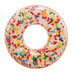 Intex Sprinkle Donut inflatable pool tube float with colorful frosting for kids and adults