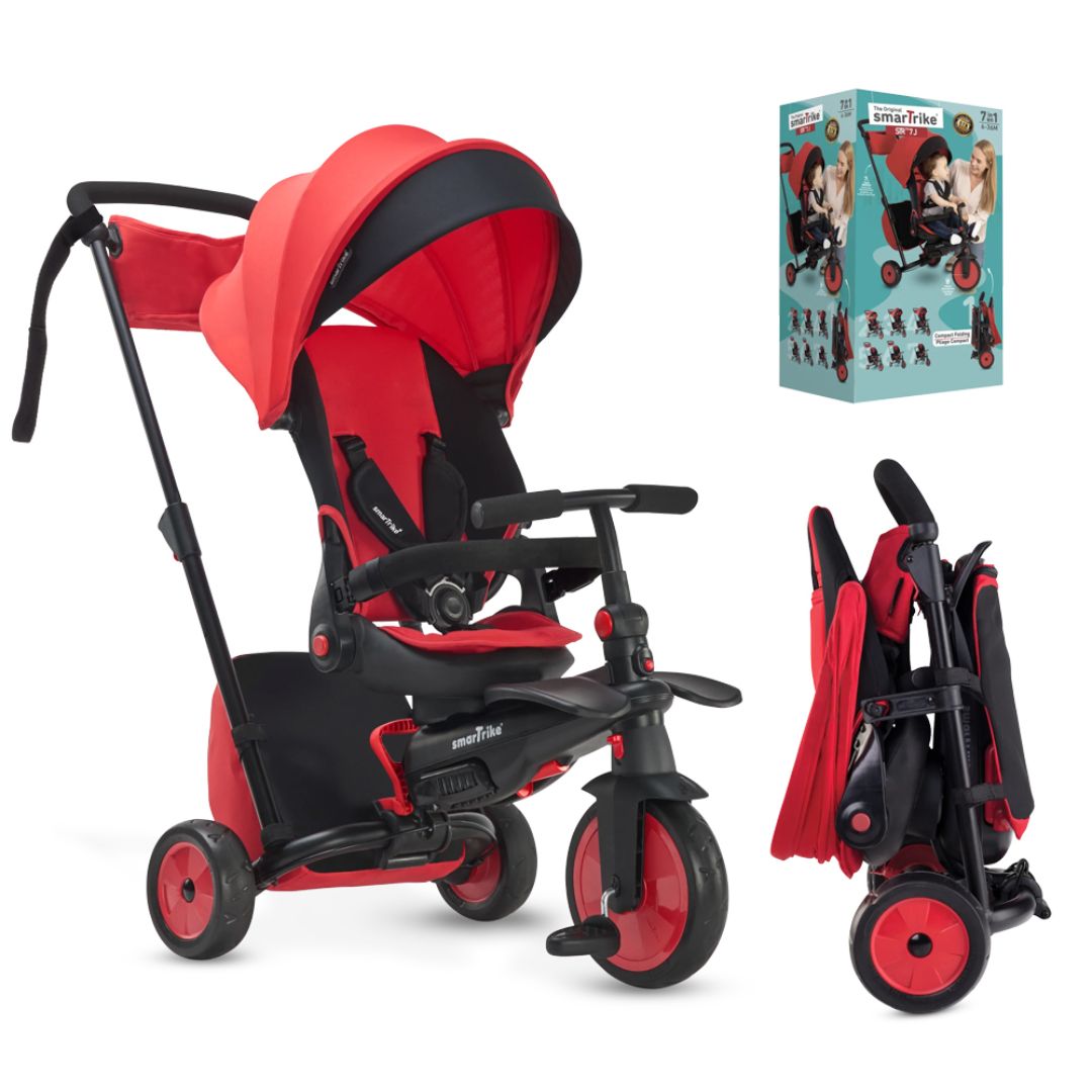 SMARTRIKE STR 7 URBAN BLACK, Ages 6-36M