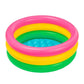 Intex Sunset Glow multicolor 3-ring inflatable baby pool with soft floor for toddlers outdoor garden play