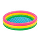 Intex Sunset Glow colorful three ring inflatable paddling pool for kids backyard summer water play