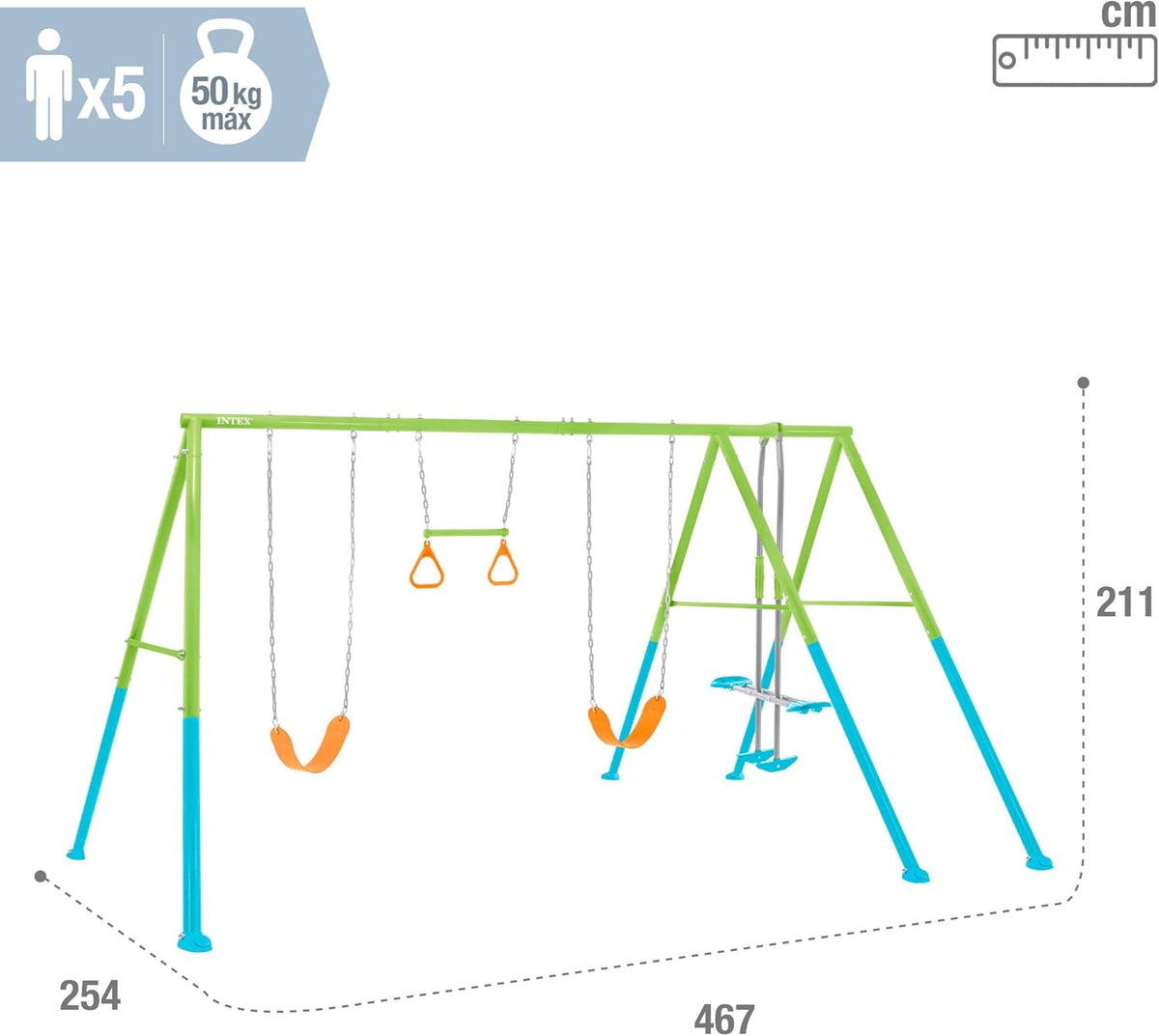 INTEX SWING AND GLIDE 4-FEATURE SET, Age 3-10