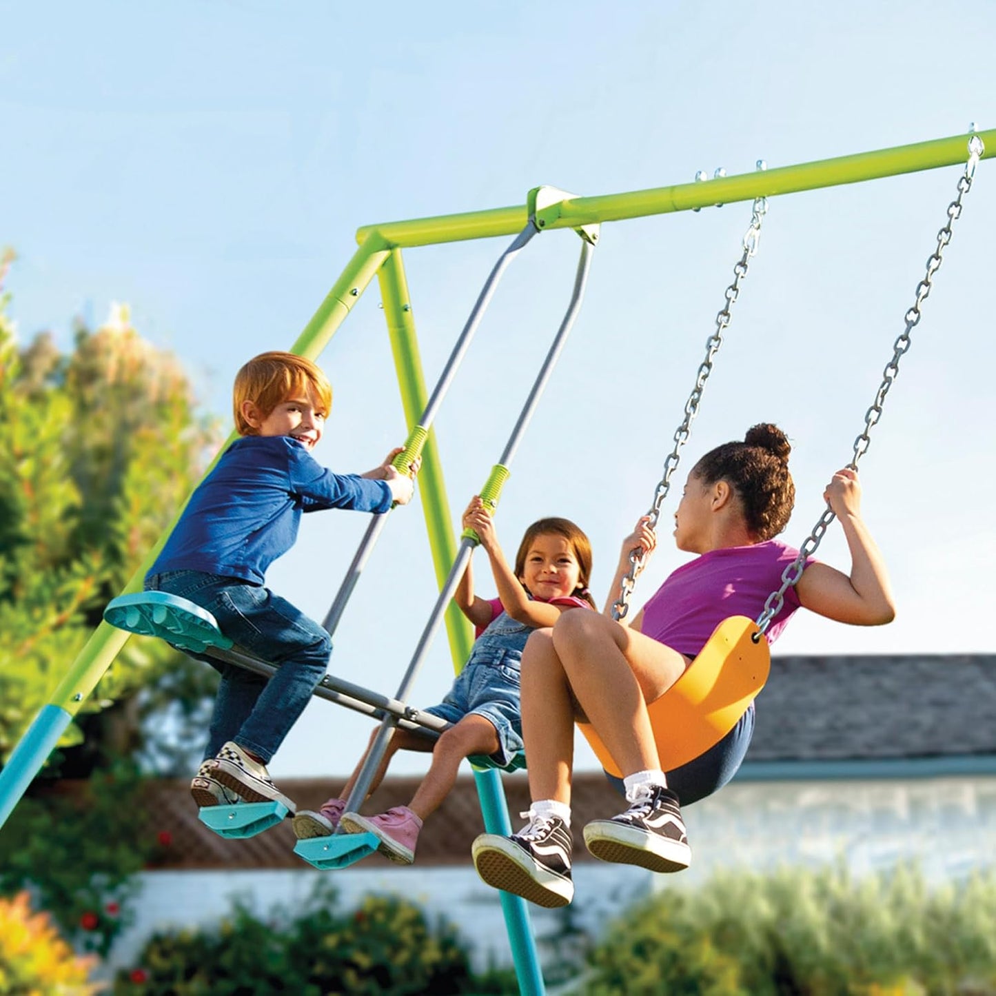 SWING AND GLIDE TWO BLUE FEATURE SET, Age 3-10