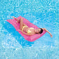 Intex Tote 'N Float Wave Mat inflatable adult pool lounger in assorted colors with built-in pillow