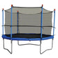 TNC 10 foot outdoor trampoline with safety enclosure and metal ladder for kids backyard play