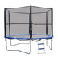 TNC 8 foot outdoor trampoline with safety enclosure net and ladder for kids age 5 plus