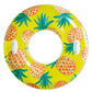 Intex Tropical Fruit 107cm inflatable pool tubes with watermelon and pineapple designs for kids and adults