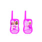 Lexibook Barbie pink walkie talkies for kids with 100m range and belt clip
