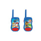 Lexibook Paw Patrol blue walkie talkies with Chase and Marshall graphics for kids adventure play