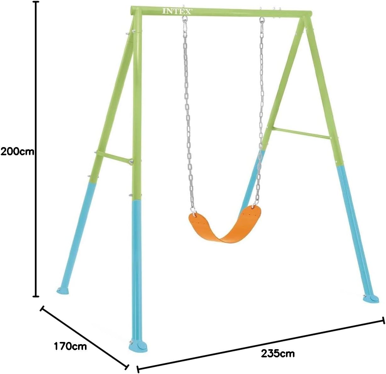 INTEX TWO-IN-ONE SWING SET, Ages 1.5To10