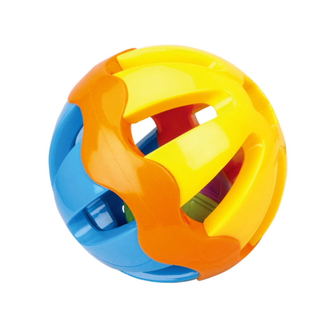 TANNY KIDS RATTLE BALL, Ages 3M+
