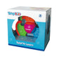 Tanny Toys Twist N Learn toy featuring multi-directional rotating cubes with ABC letters and colorful animal illustrations for early infant learning.