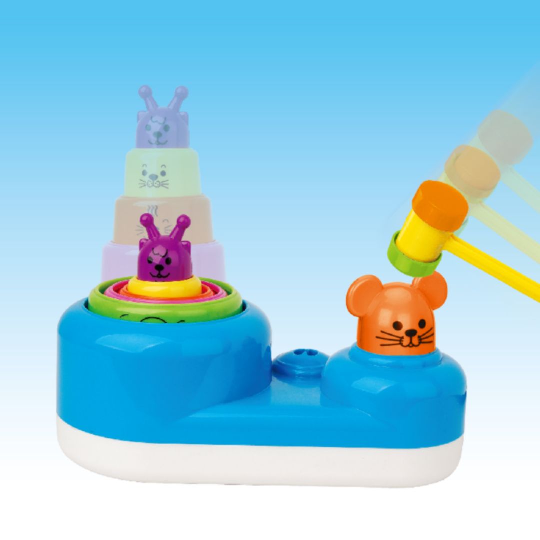 TANNY KIDS PLAYTIME POUNDING STACKER, Ages 18M+