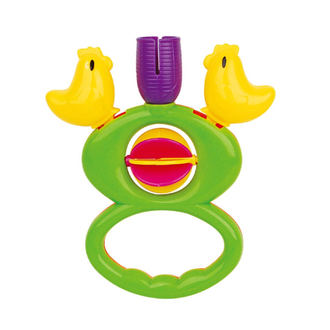 TANNY KIDS BABY RATTLE CHICK, Ages 3M+