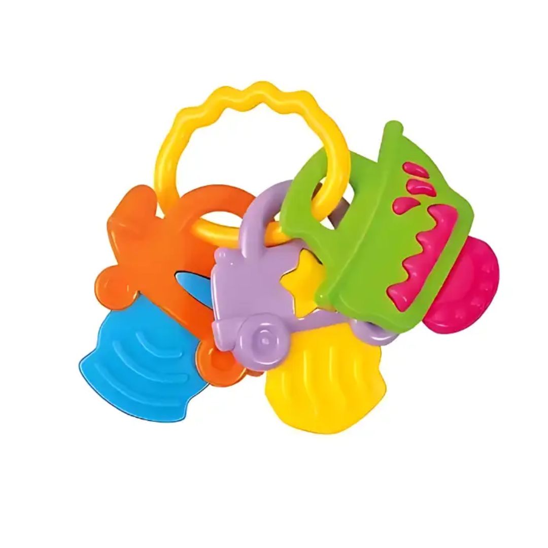 TANNY KIDS BABY RATTLE KEYS, Ages 12M+