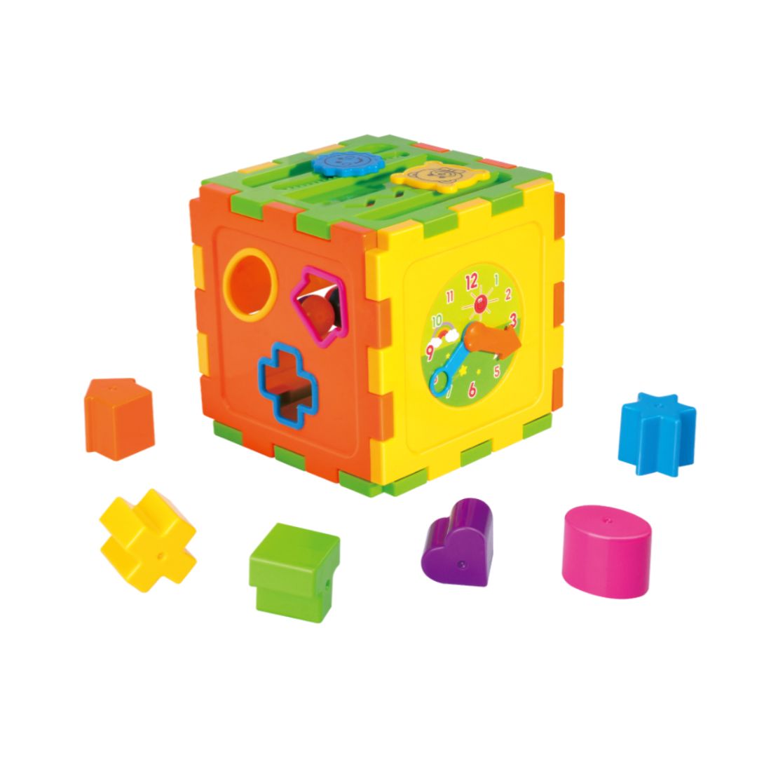 TANNY KIDS BATH SHAPE SORTING CUBE, Ages 12M+
