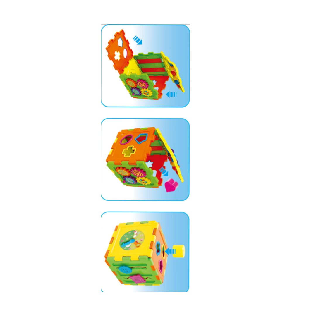TANNY KIDS BATH SHAPE SORTING CUBE, Ages 12M+
