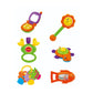 TANNY KIDS BATH BABY RATTLE- SIX SETS, Ages 3M+