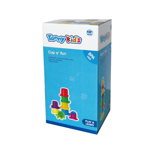 Tanny Kids Cup O Fun colorful toddler training cup for independent drinking ages 10 months and up