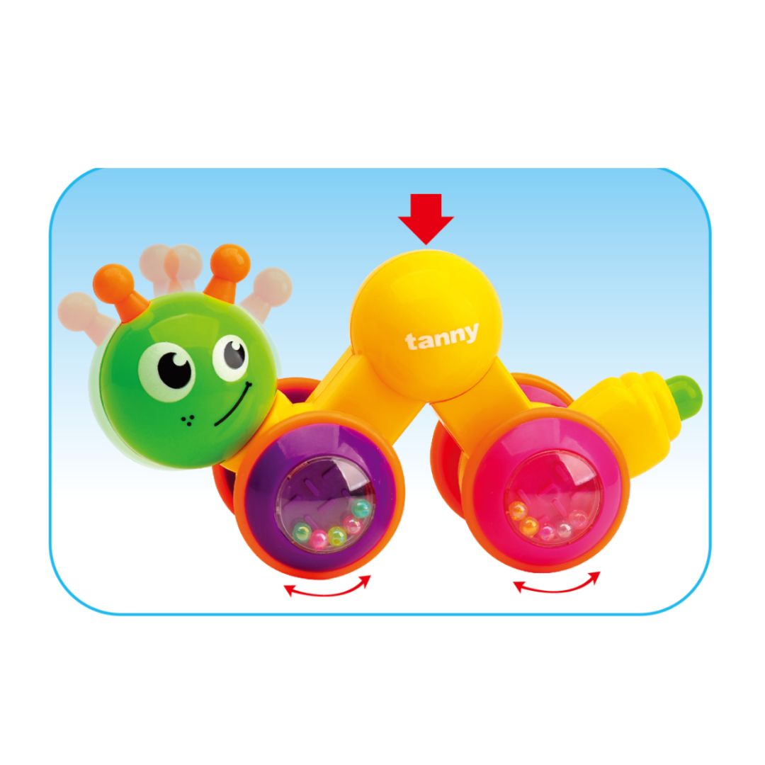 TANNY KIDS PUSH`N RUN CATERPILLAR, Ages 6M+