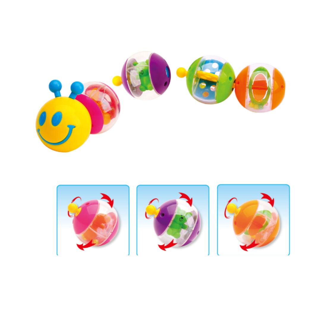 TANNY KIDS ROLL’N LINK BALL, Ages 6M+