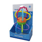 Twist Rattle multicolor sensory toy by Tanny Toys, featuring a textured teething surface and flexible twisting body for infant development.