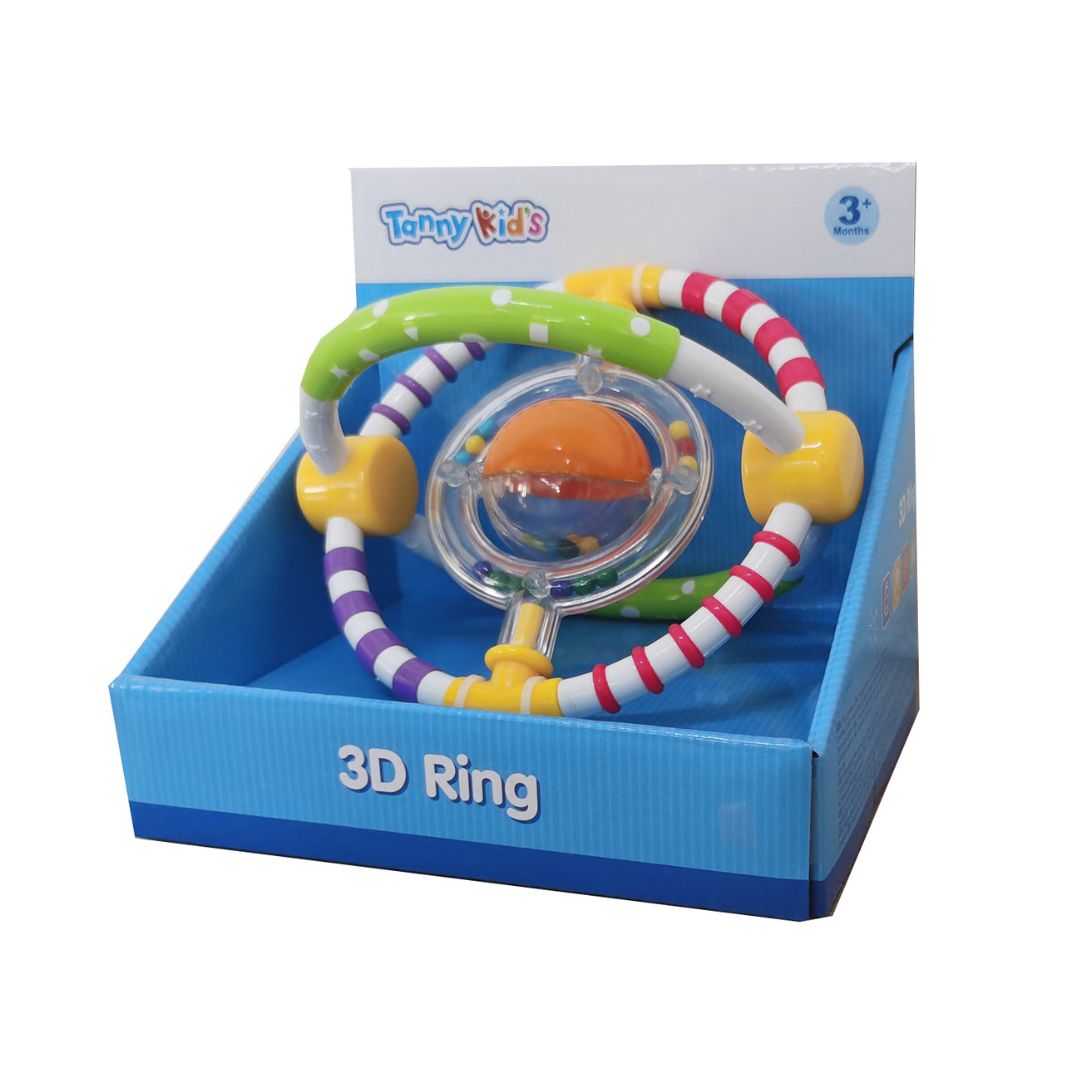 Ring 3D multicolor interactive activity toy by Tanny Toys, showcasing a sleek wearable design for digital navigation and sensory play.