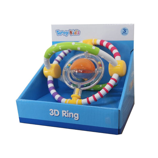 Ring 3D multicolor interactive activity toy by Tanny Toys, showcasing a sleek wearable design for digital navigation and sensory play.