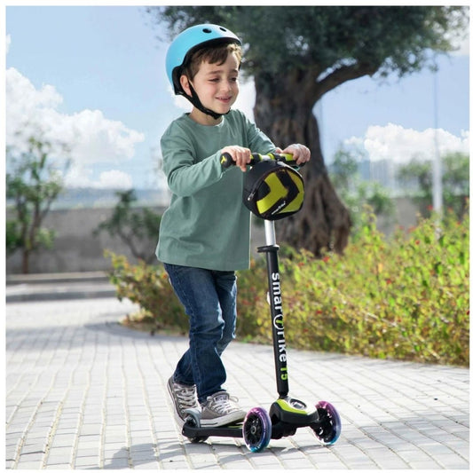 smarTrike T5 green 3-wheel kick scooter for toddlers and kids aged 3 plus
