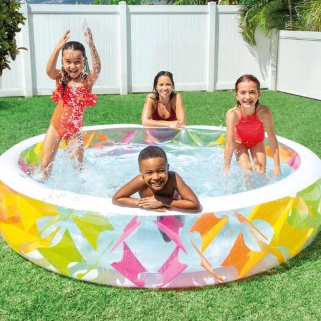 INTEX PINWHEEL DELUXE POOL, Ages 6+