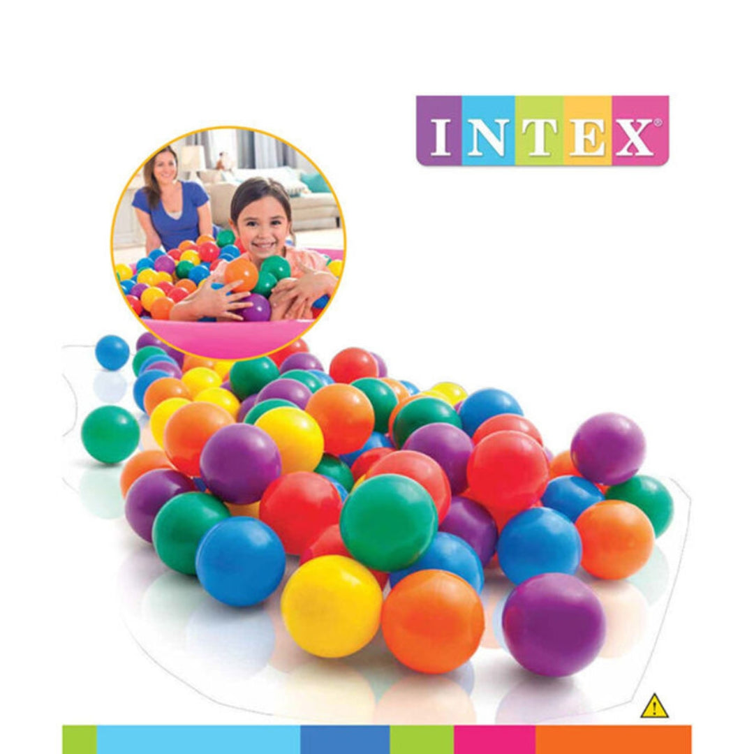 INTEX FUN BALLS (8CM), Ages 3+