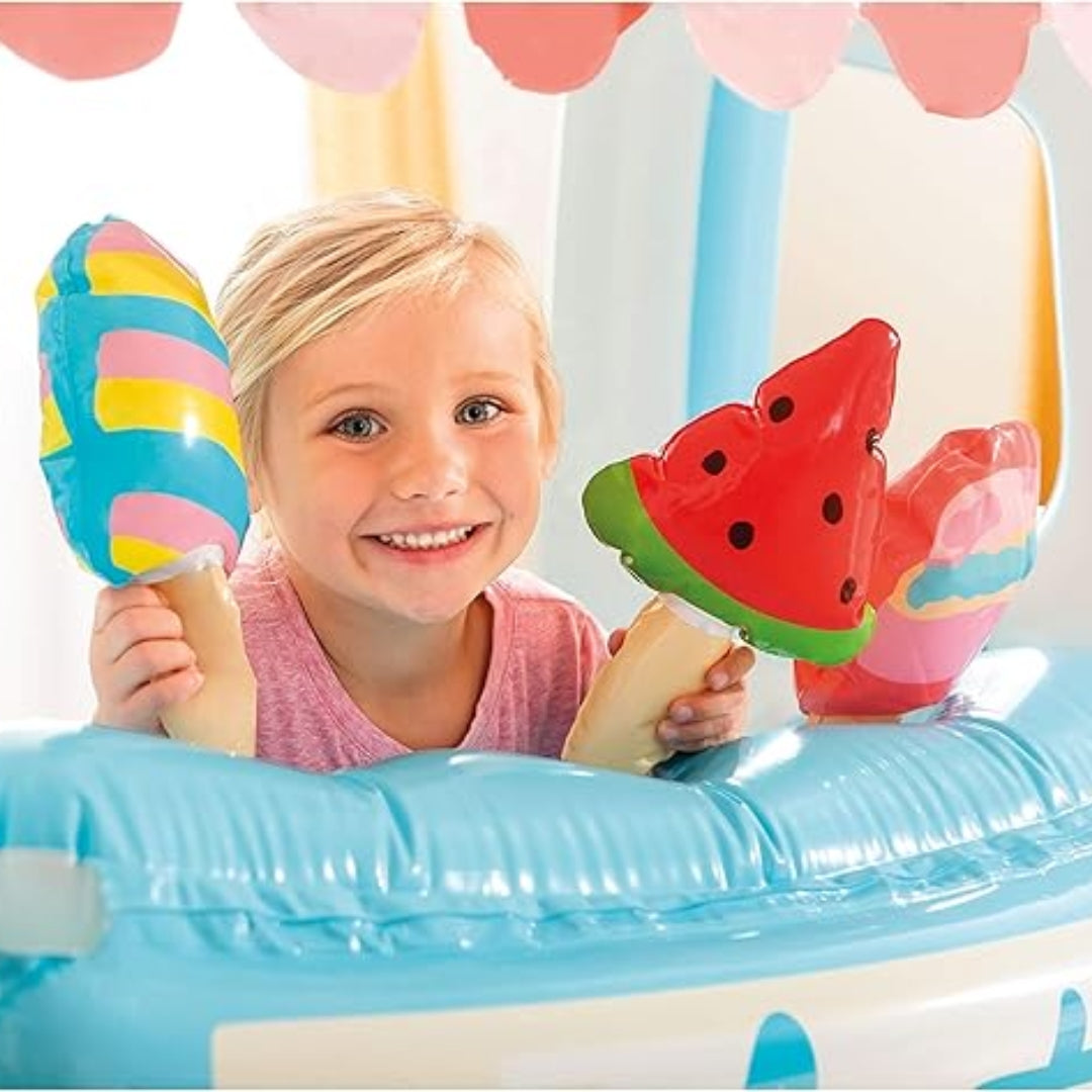 INTEX ICE CREAM STAND PLAY HOUSE, Ages 2To6
