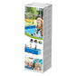 INTEX RECT.FRAMEonlyPOOL W/O PUMP(4.5x2.2x.85), Ages 6+