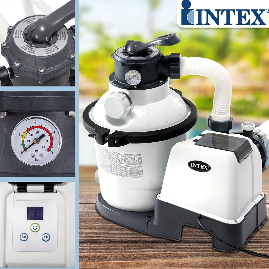 INTEX SAND FILTER PUMP 10 15ft 925 Gal, Ages Adult