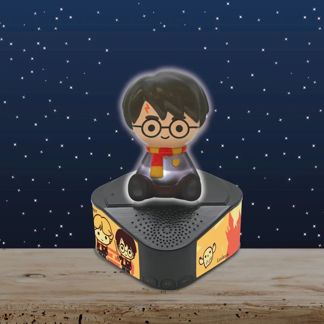 LEXIBOOK  HARRY POTTER BLUETOOTH SPEAKER WITH LUMINOUS FIGURINE, Ages 3+